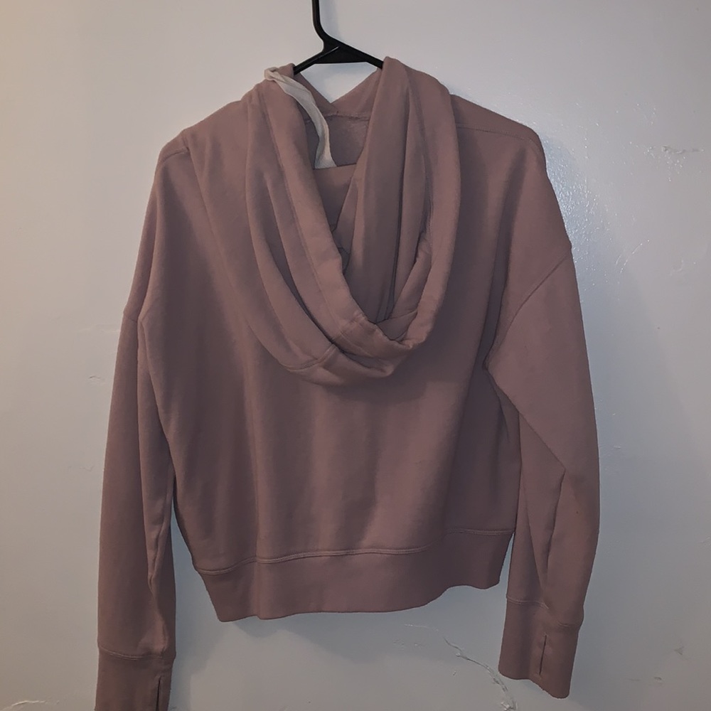 Small mauve/pink Calvin Klein hoodie - Picture 3 of 3
